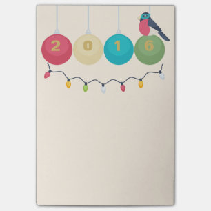 Neujahr 2016 post-it klebezettel