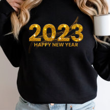 Neujahr 2023 Gold Glitzer Sparkle Gold Akzent