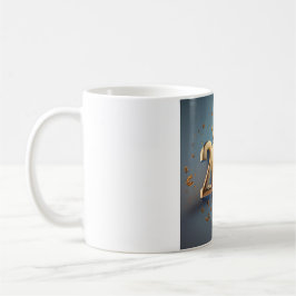 Neujahr 2024 Feier - Happy 2024 Design Kaffeetasse