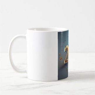 Neujahr 2024 Feier - Happy 2024 Design Kaffeetasse