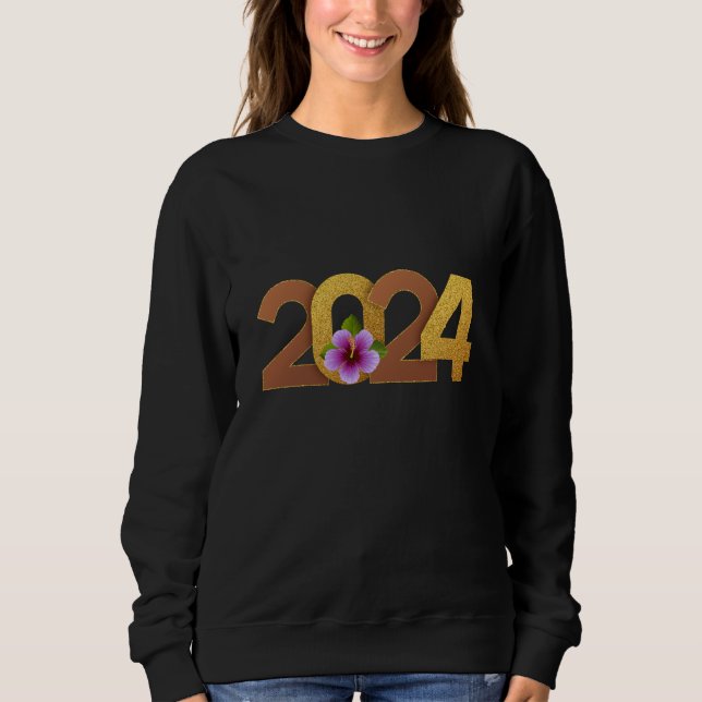 Neujahr 2024 sweatshirt (Vorderseite)