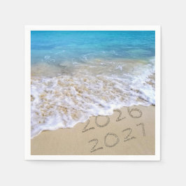 Neujahr 2025 Beach Sand Serviette