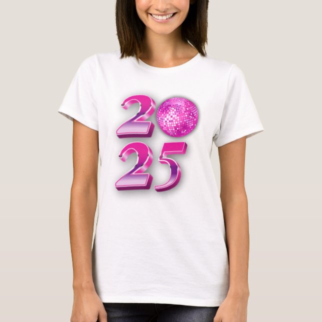Neujahr 2025 T-Shirt (Vorderseite)
