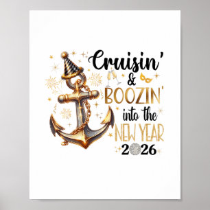 Neujahr 2026 Boozin' Cruisin' Outfit 2  Poster