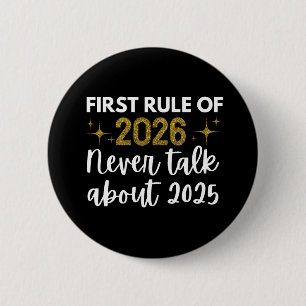 Neujahr 2026 Lustig  Button