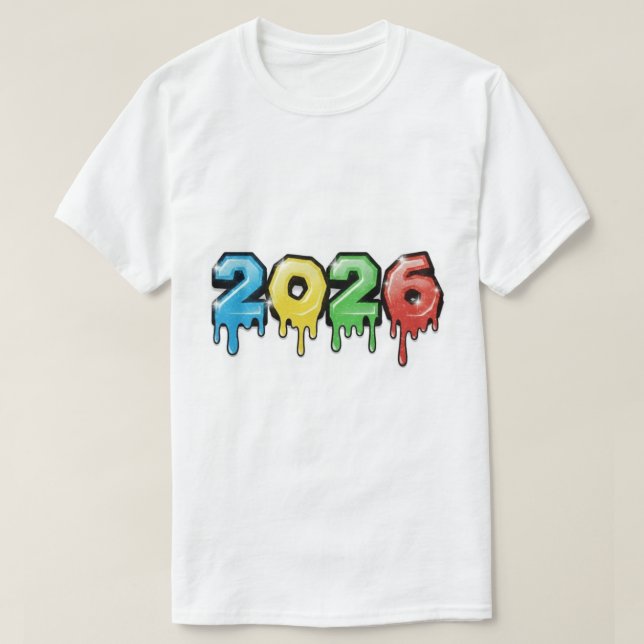 Neujahr 2026 T-Shirt (Design vorne)