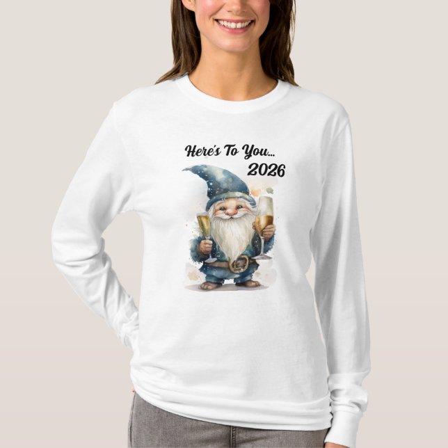 Neujahr 2026 T-Shirt (Vorderseite)