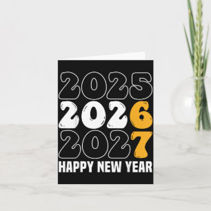 Neujahr 2026 T-Shirt Lustig 67 Meme Sechs Sieben Karte