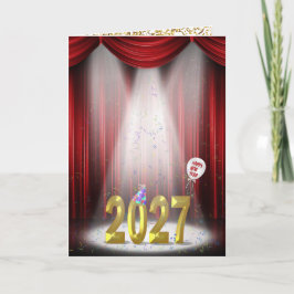 Neujahr 2026 zur Bühne im Rampenlicht Karte