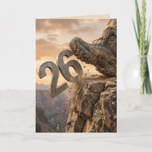 Neujahr 2027 Wanderstiefel Karte