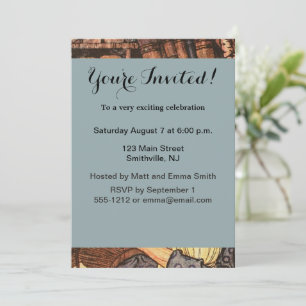 Neujahr Antike Vaterzeit Einladung