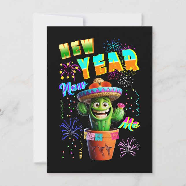 Neujahr Dankeskarte (Vorderseite)
