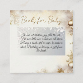 Neujahr Design Gold Elegant Baby Shower Begleitkarte