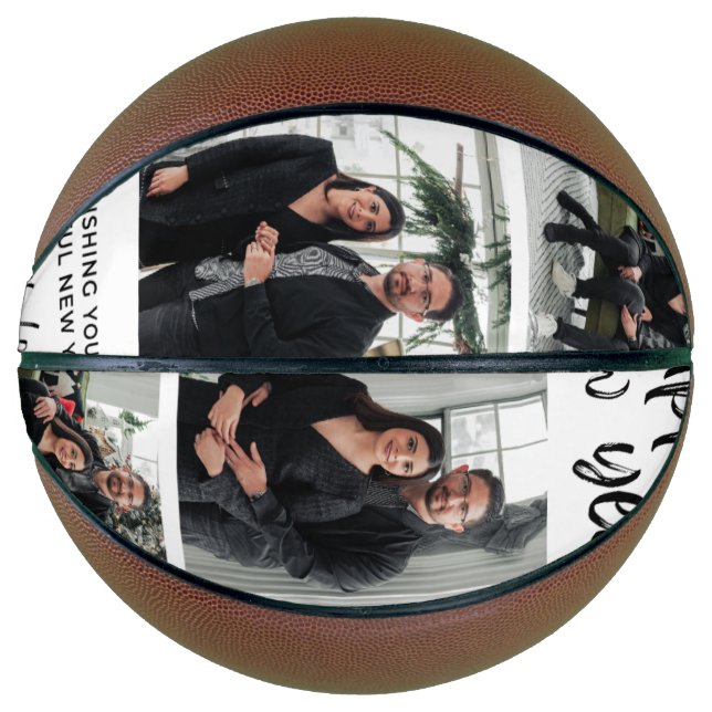 Neujahr Familie Basketball (Vorderseite)