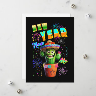 Neujahr Feiertagskarte