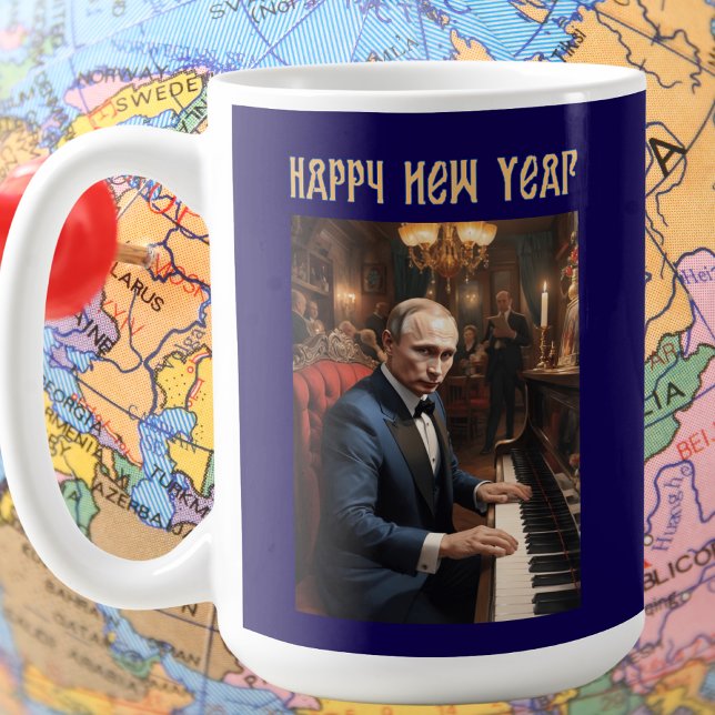 Neujahr Funny Wladimir Putin Russisch Kaffeetasse (Von Creator hochgeladen)