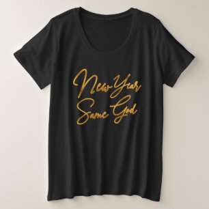 Neujahr Große Größe T-Shirt