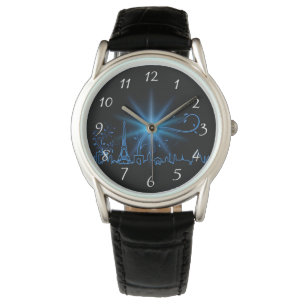 Neujahr in Paris Armbanduhr