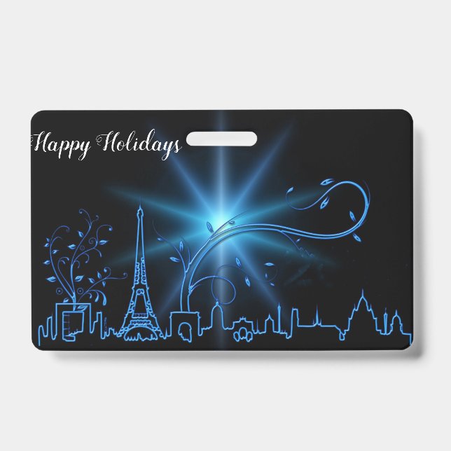 Neujahr in Paris Ausweis (Front)