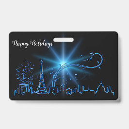 Neujahr in Paris Ausweis