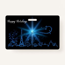 Neujahr in Paris Ausweis