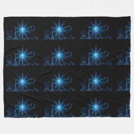 Neujahr in Paris Fleecedecke