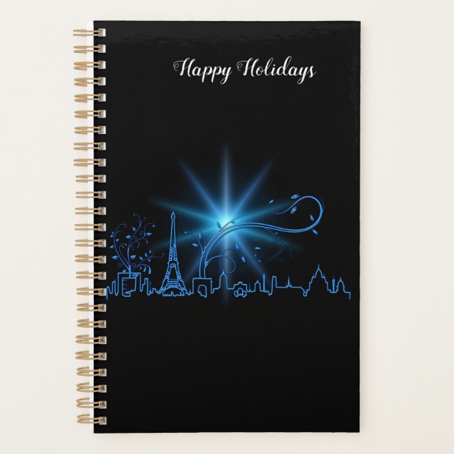 Neujahr in Paris Planer (Vorderseite)