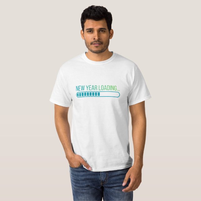 Neujahr lädt T-Shirt (Vorne ganz)