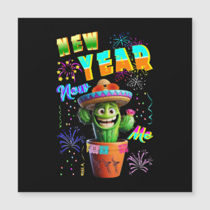 Neujahr Magnetkarte