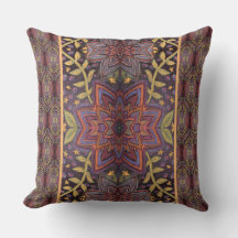 Neujahr Mandala Blume Pillow