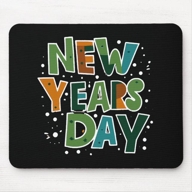 Neujahr Mousepad (Vorne)