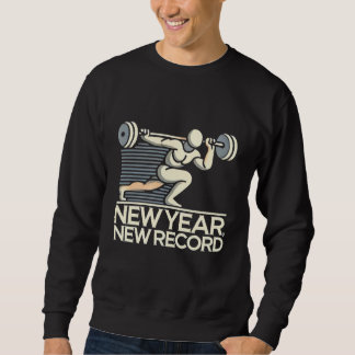 Neujahr, New Record Gym Workout - Tshirt für Männe