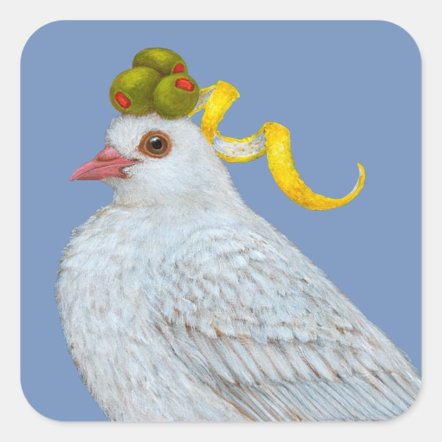 Neujahr Nina Aufkleber (Vorderseite)