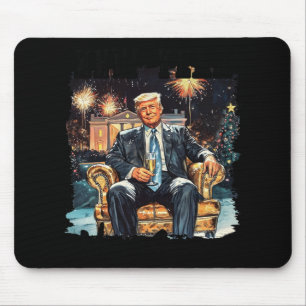 Neujahr Trump 2025 2 Mousepad