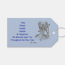 Neujahr wünscht geschenkanhänger