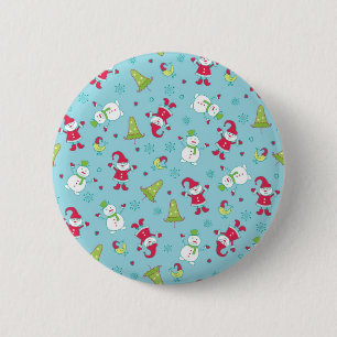 Neujahresmuster Button