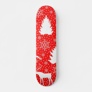 Neujahresmuster Skateboard