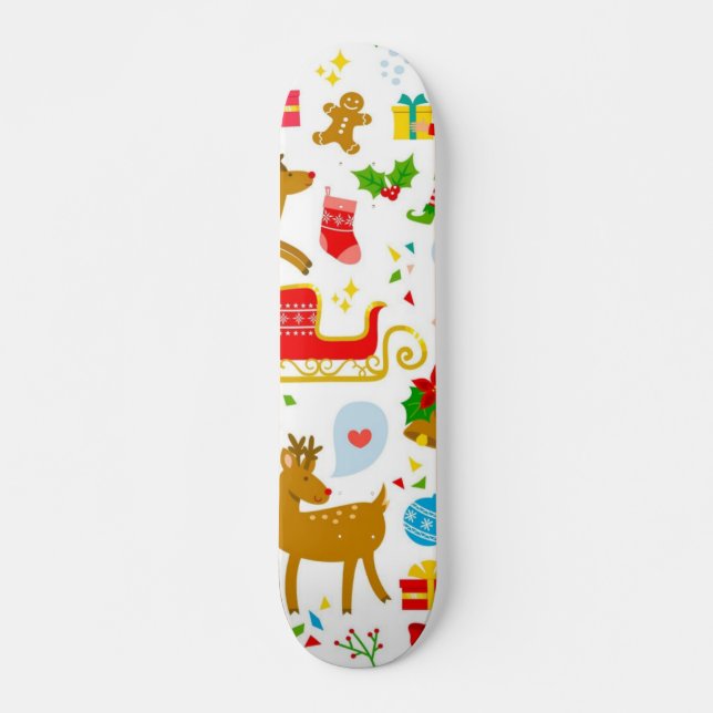 Neujahresmuster Skateboard (Vorne)