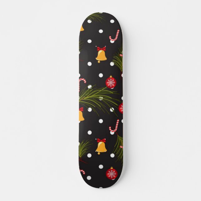 Neujahresmuster Skateboard (Vorne)