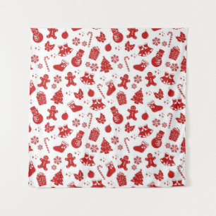 Neujahresmuster Wandteppich