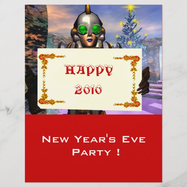 NEUJAHRESTAG EINES ZYBORGS FLYER (Vorne)
