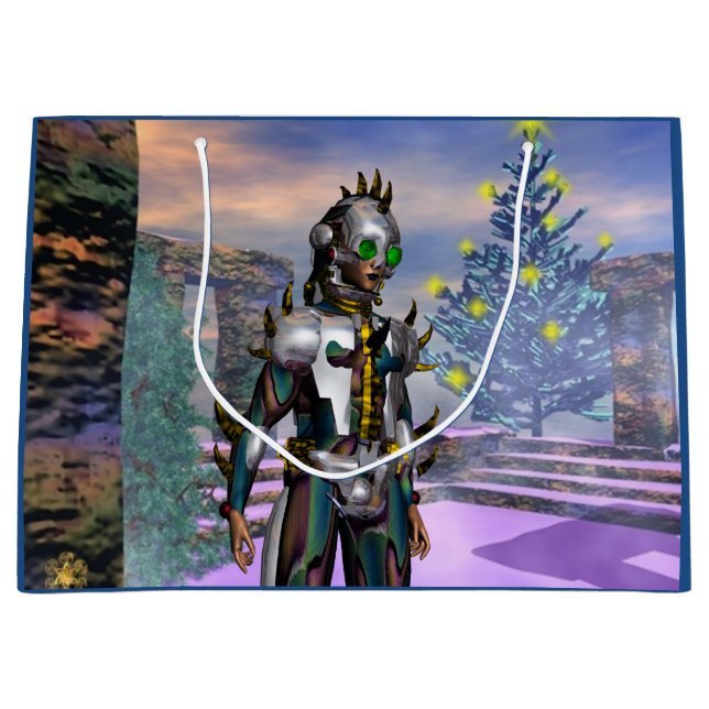 NEUJAHRESTAG EINES ZYBORGS GROßE GESCHENKTÜTE (Vorderseite)