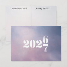Neujahrs-Aktivität 2027 (dankbar & wünschend) past