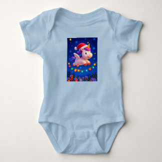 Neujahrs-Einhorn, Autor Natasha Us   Baby Strampler