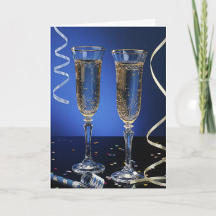 Neujahrs-Einladung Feiertagskarte