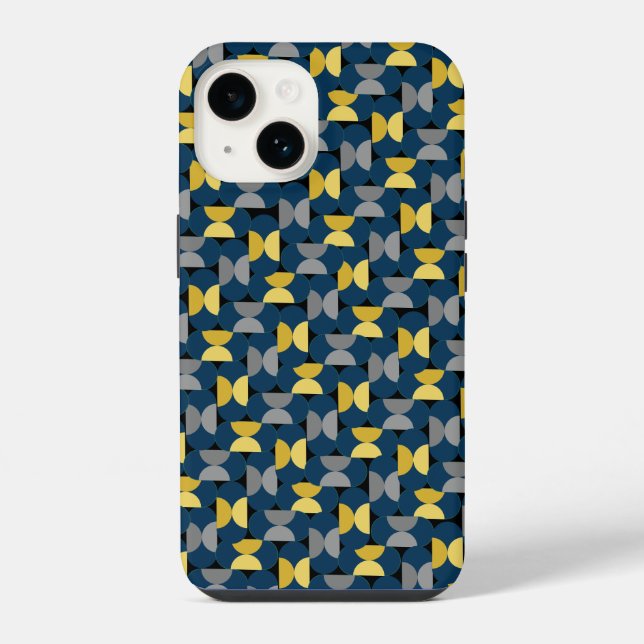 Neujahrs-Herringbone  iPhone Hülle (Rückseite)