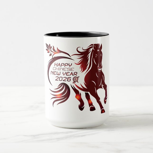 Neujahrs-Tasse CHINA Tasse (Zentrum)