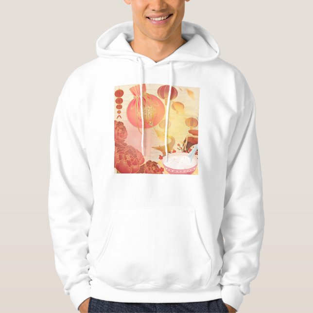 Neujahrsaromen und Wohlstand Hoodie (Vorderseite)