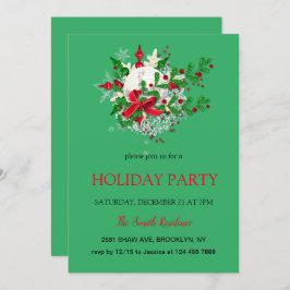 Neujahrsdekoration , Weihnachtsstern Einladung