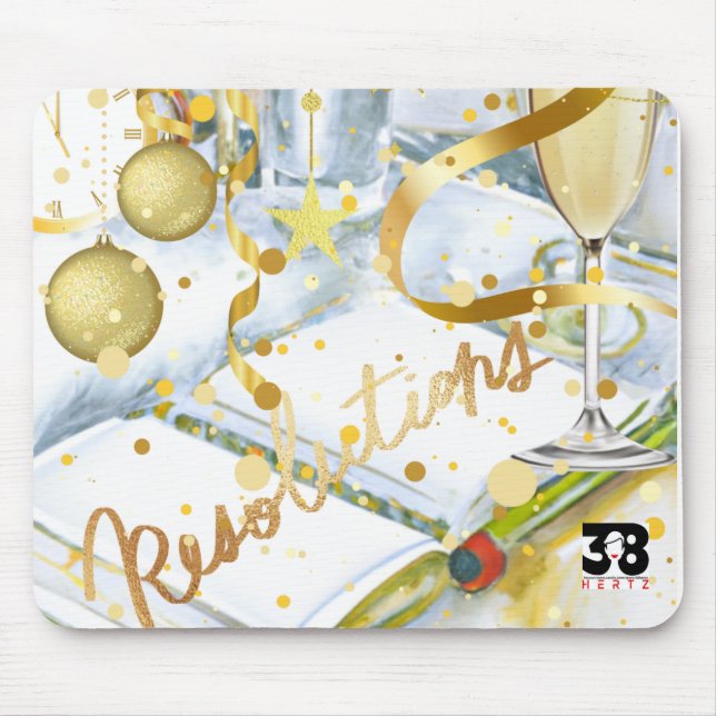 Neujahrsentschließung Mousepad (Vorne)